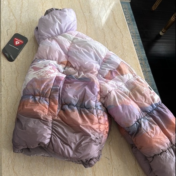 New Free People Movement In a Bubble Shine Puffer Jacket Primaloft. L - Picture 6 of 15